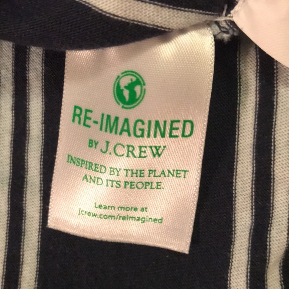 CLASSIC navy and white striped J.Crew turtleneck - Picture 5 of 6